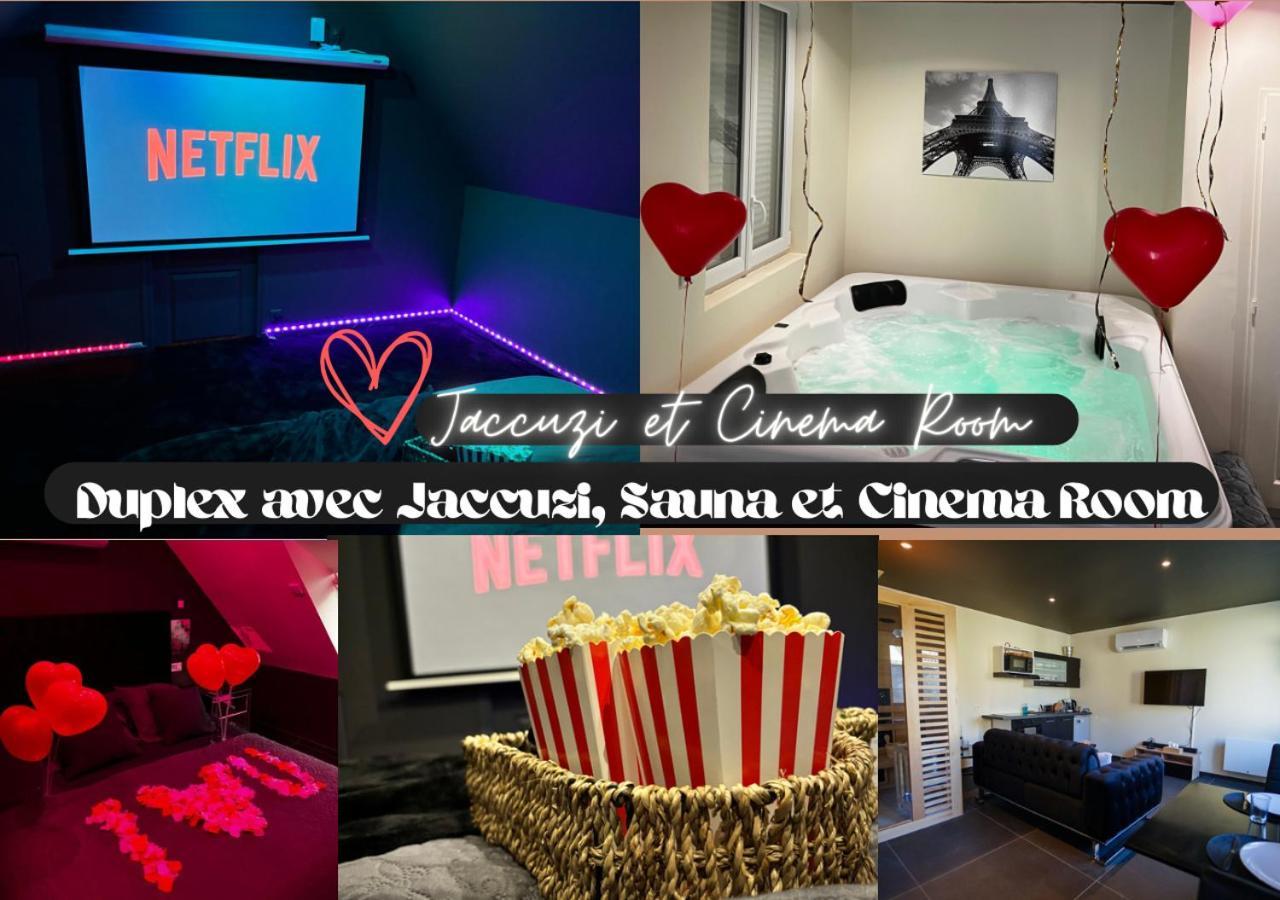 Magnifique Duplex Avec Jaccuzi, Sauna Et Cinema Room Privatif Fontenoy  Zewnętrze zdjęcie